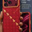 Glassology MagSafe Carbon Horse Case for iPhone 18 Pro Max Burgundy