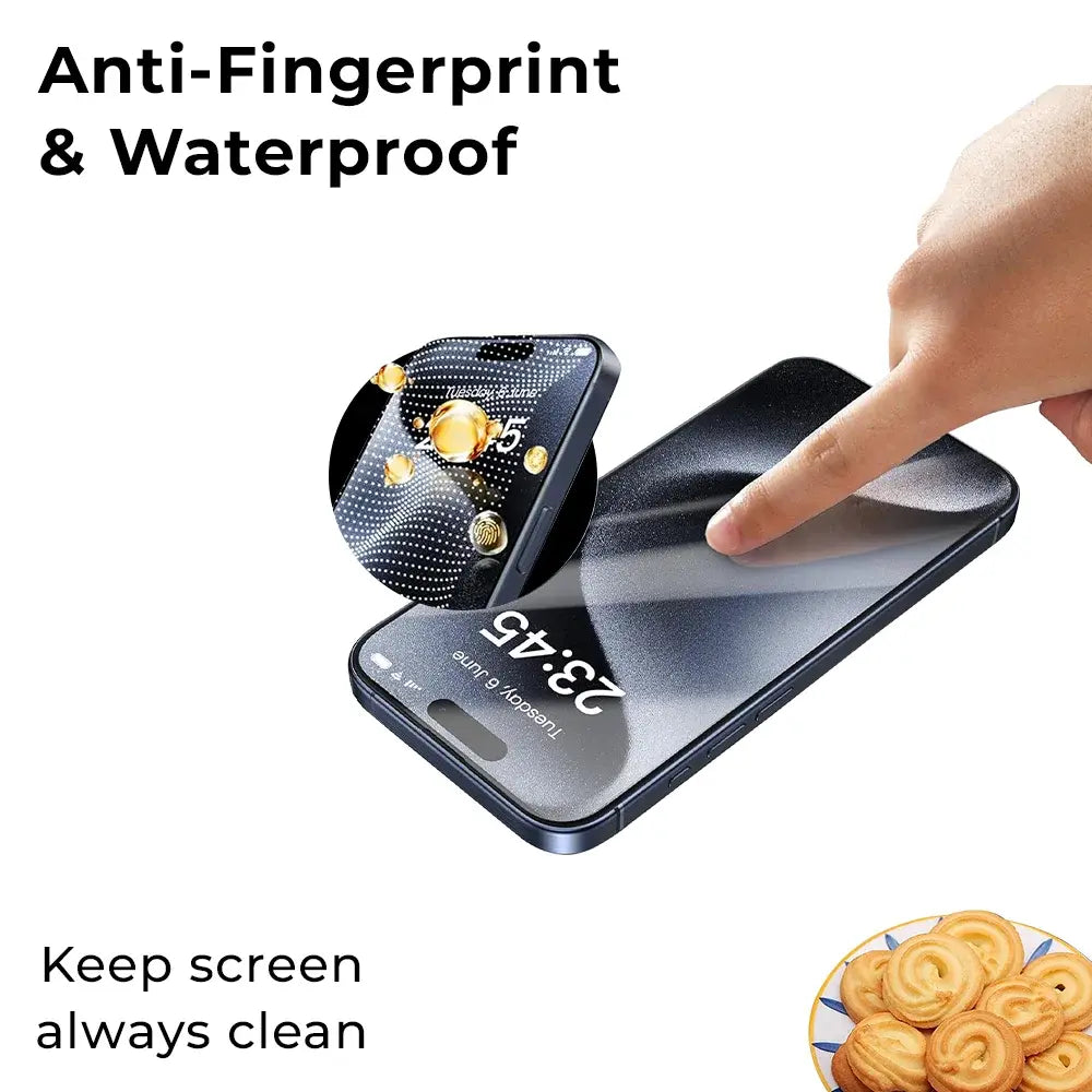  iPhone 16 9H Tempered Glass Screen Protector 