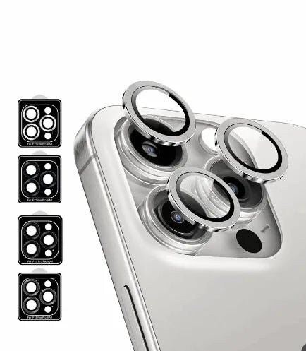 iPhone 16 Pro Scratch Protection Camera Lens Guard (Grey) product image