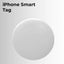 iOS Compatible Smart Tag Location Finder | Wireless Tracking Device (White) - GLASSOLOGY
