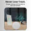 iOS Compatible Smart Tag Location Finder | Wireless Tracking Device (White) - GLASSOLOGY
