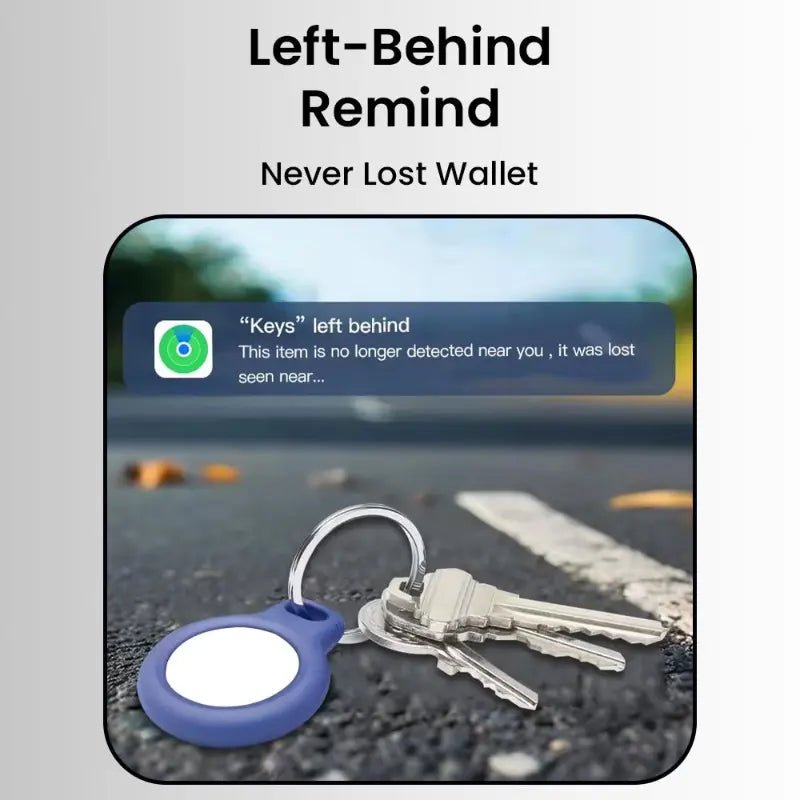 iOS Compatible Smart Tag Location Finder | Wireless Tracking Device (White) - GLASSOLOGY