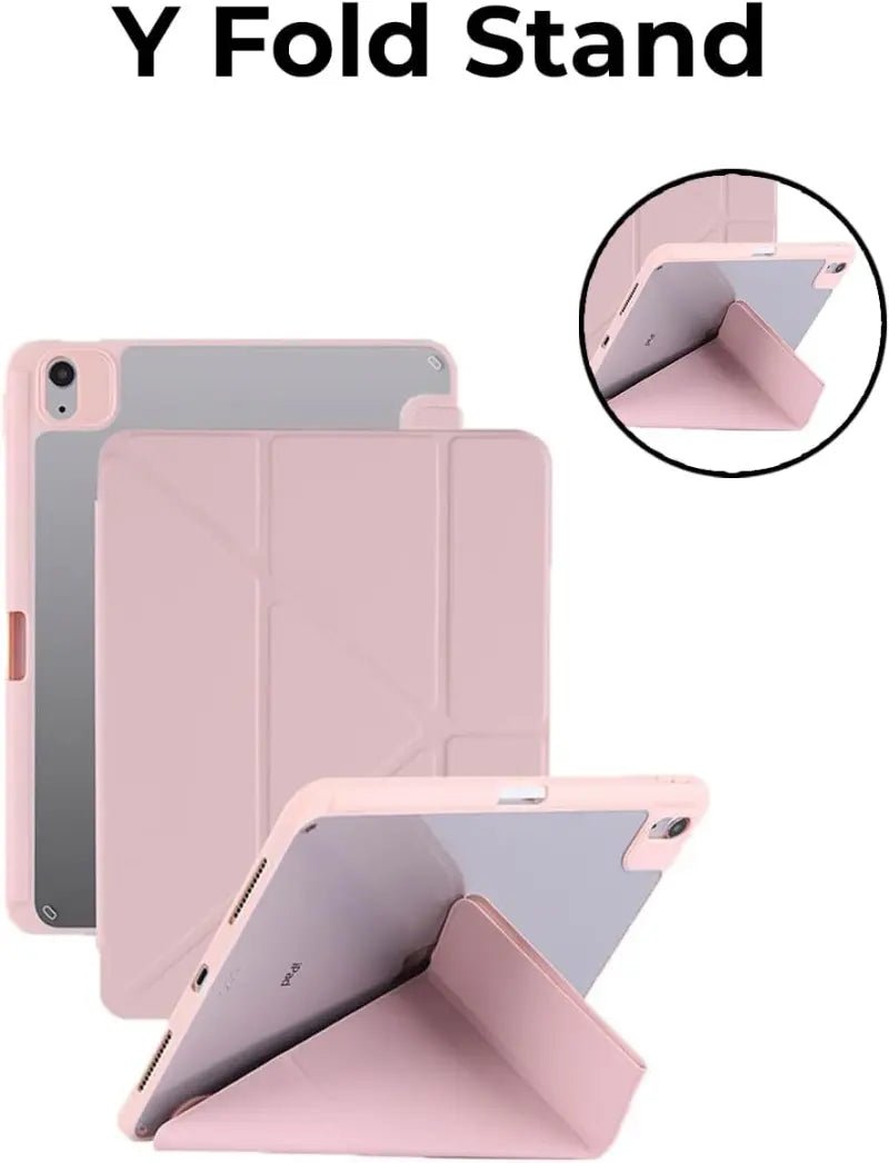 iPad Pro 13 (2024) Folding Case + Screen protector (Pink) - GLASSOLOGY