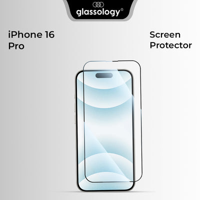 Glassology Apple iPhone 16 Pro 9H Tempered Glass Screen Protector
