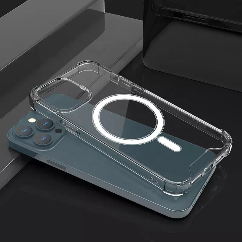 iPhone 14 Pro Max Clear Magsafe Case Back Cover - GLASSOLOGY