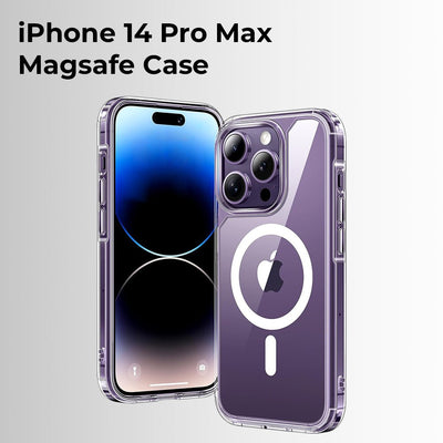 iPhone 14 Pro Max Clear Magsafe Case Back Cover - GLASSOLOGY