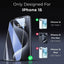iPhone 15 Premium Clear Screen Protector 9H Tempered Glass - GLASSOLOGY