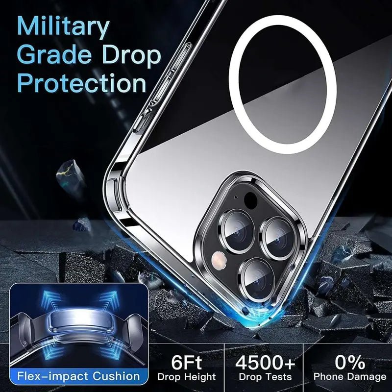 iPhone 15 Pro Magsafe Clear Case - GLASSOLOGY