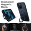 iPhone 15 Pro Max Case 360°Rotatable Phone Case - Black - GLASSOLOGY