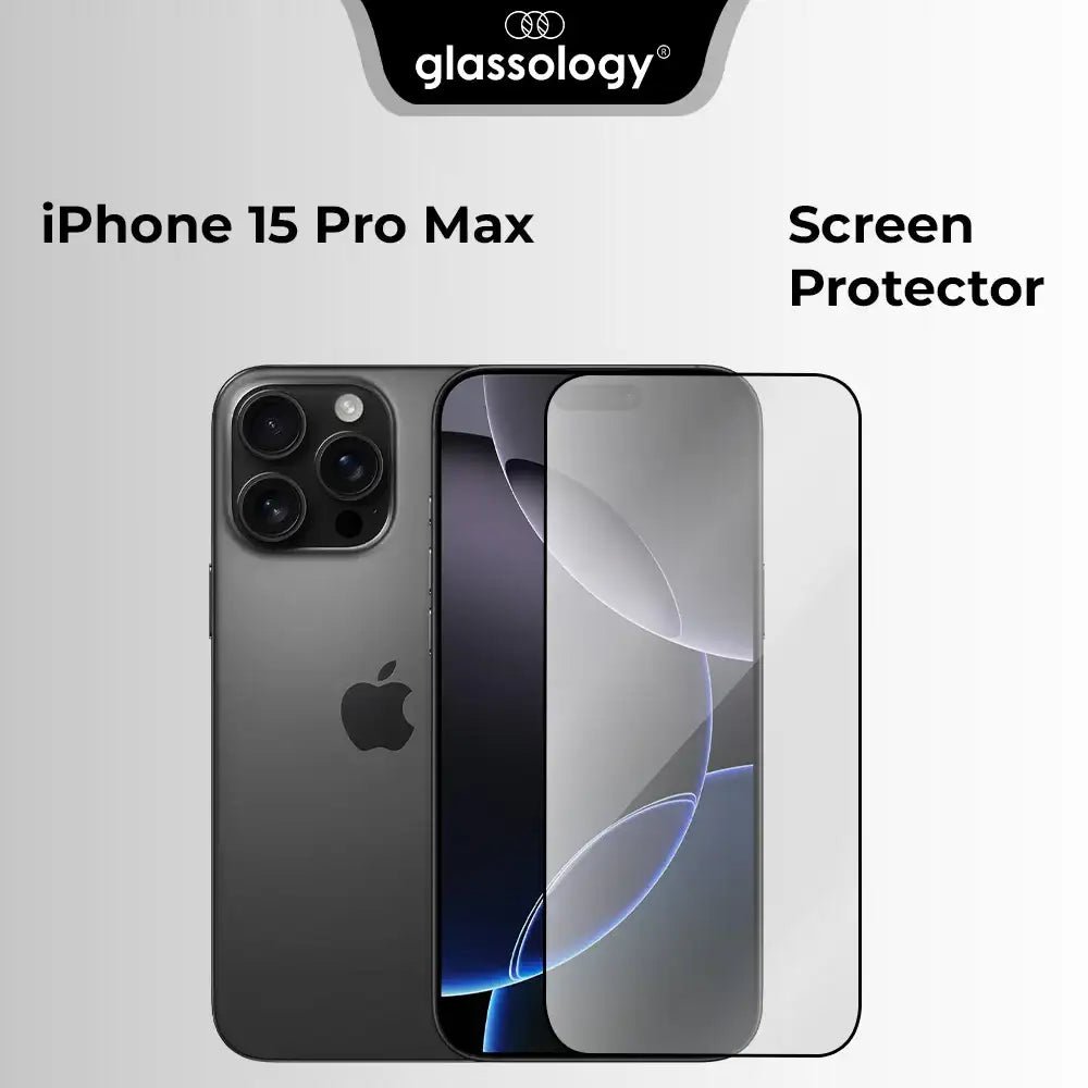 iPhone 15 Pro Max Premium Clear Screen Protector - GLASSOLOGY