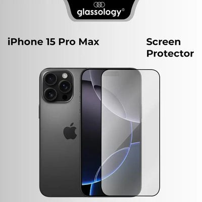 iPhone 15 Pro Max Premium Clear Screen Protector - GLASSOLOGY