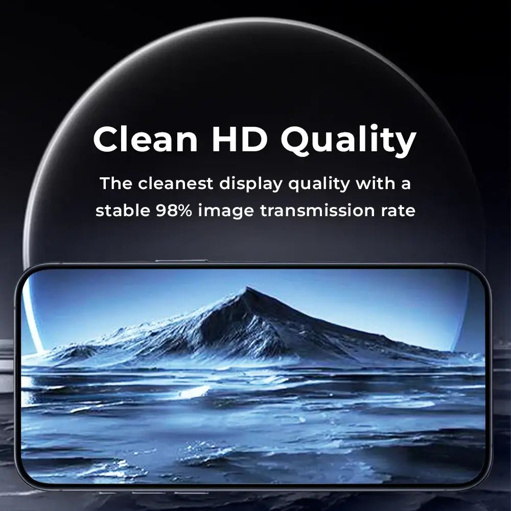 iPhone 15 Pro Premium Clear Screen Protector 9H Tempered - GLASSOLOGY