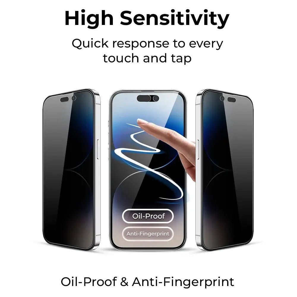 iPhone 16 Plus 2Pack Privacy Screen Protector - GLASSOLOGY