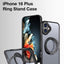 iPhone 16 Plus 360° Rotate Ring Stand MagSafe Case - GLASSOLOGY