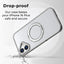 iPhone 16 Plus 360Â° Ring Stand MagSafe Case (Grey) - GLASSOLOGY