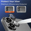 iPhone 16 Plus Scratch Protection Camera Lens Guard (Black) - GLASSOLOGY