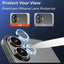iPhone 16 Plus Scratch Protection Camera Lens Guard (Blue) - GLASSOLOGY