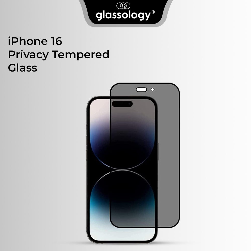iPhone 16 Privacy Tempered Glass Screen Protector - GLASSOLOGY