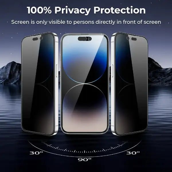 iPhone 16 Privacy Tempered Glass Screen Protector - GLASSOLOGY