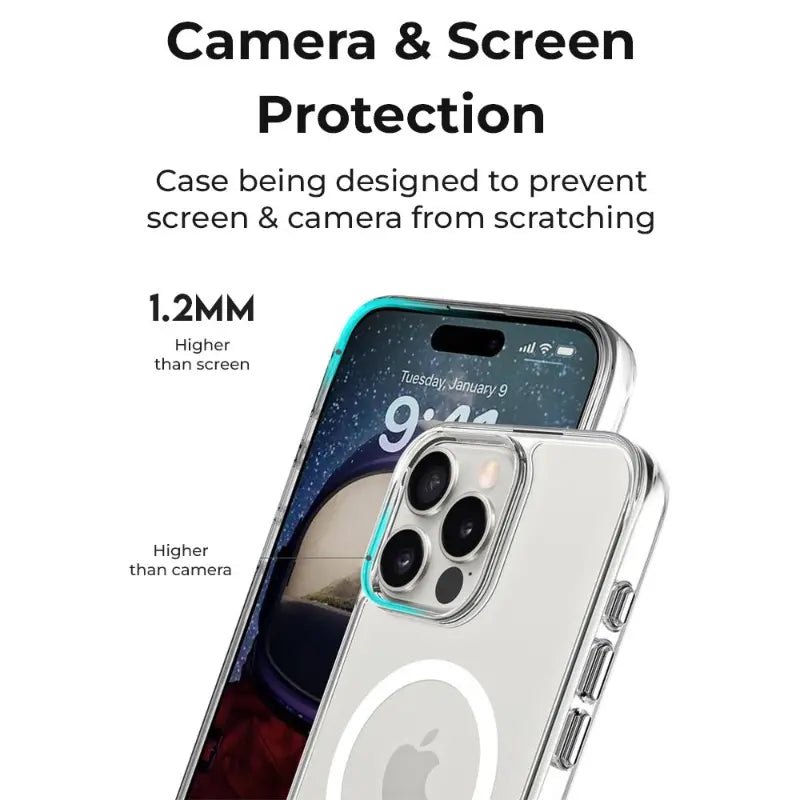 iPhone 16 Pro Bundle MagSafe Clear Case & Screen Protector - GLASSOLOGY