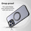 iPhone 16 Pro MagSafe Case Cover with 360° Rotate Ring Stand - Black - GLASSOLOGY