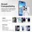iPhone 16 Pro MagSafe Case Cover with 360° Rotate Ring Stand - Clear - GLASSOLOGY