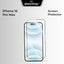 Glassology screen protector for iPhone 16 Pro Max on a white background