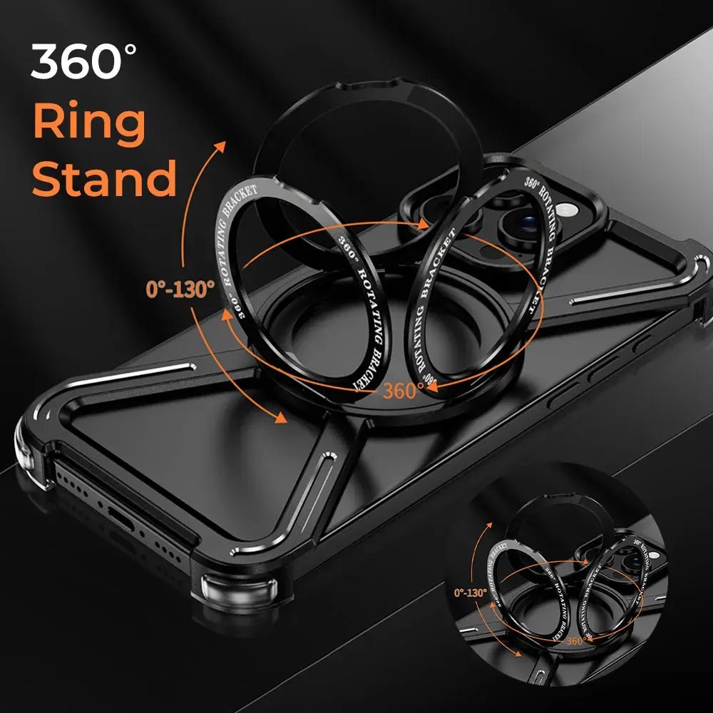 iPhone 16 Pro Max Borderless Case (Black Titanium) - GLASSOLOGY