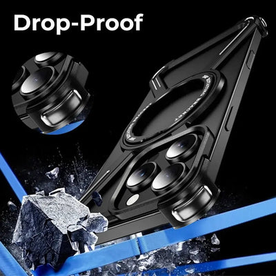 iPhone 16 Pro Max Borderless Case (Black Titanium) - GLASSOLOGY