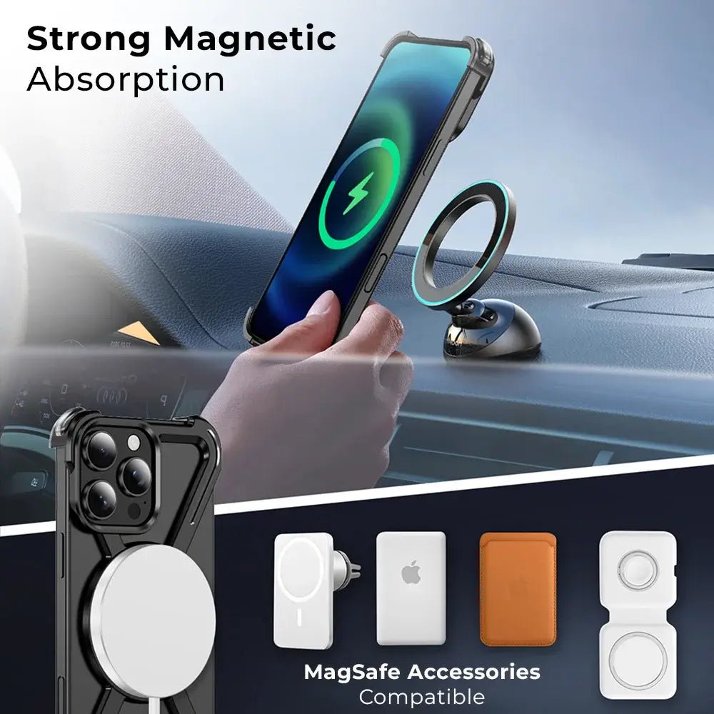 iPhone 16 Pro Max Borderless Case (Black Titanium) - GLASSOLOGY
