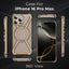 iPhone 16 Pro Max Borderless Case (Desert Titanium) - GLASSOLOGY
