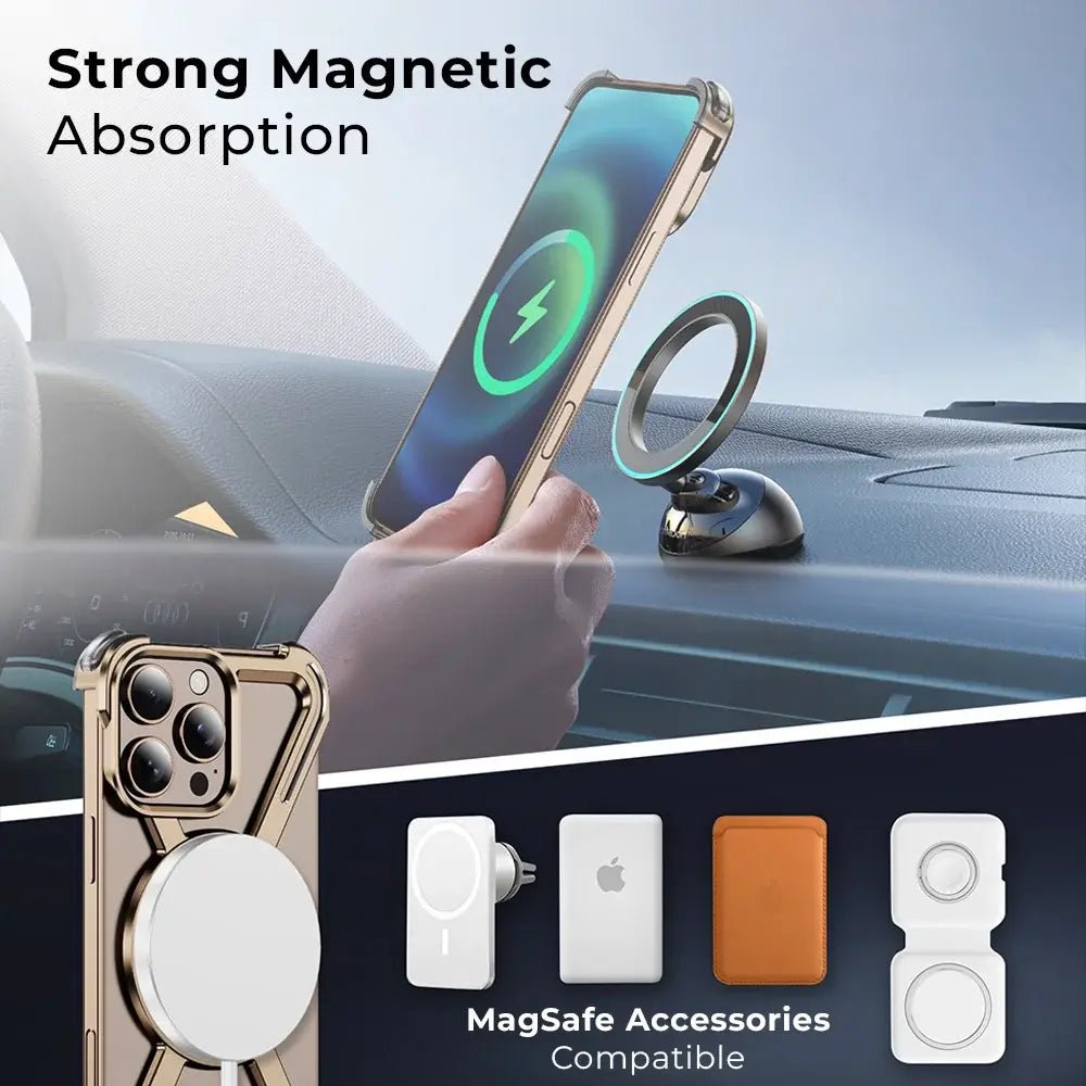 iPhone 16 Pro Max Borderless Case (Desert Titanium) - GLASSOLOGY