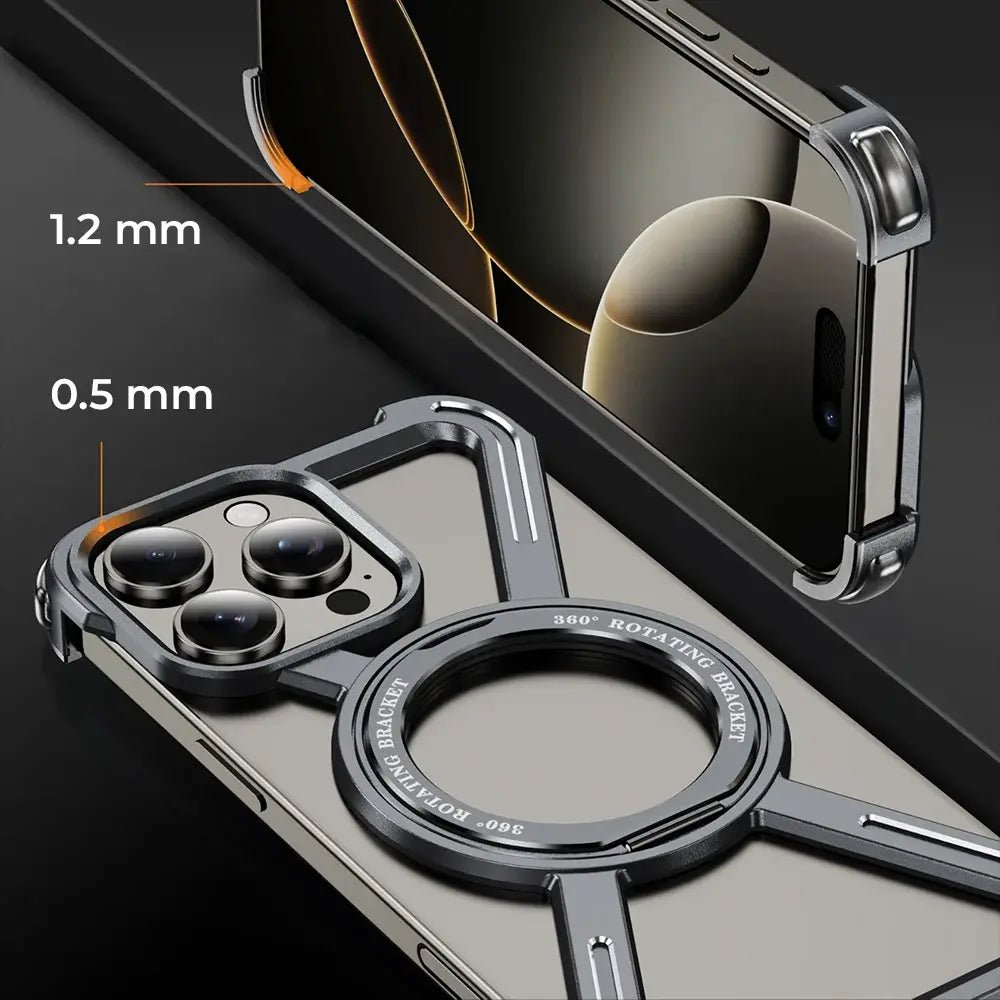 iPhone 16 Pro Max Borderless Case (Natural Titanium) - GLASSOLOGY