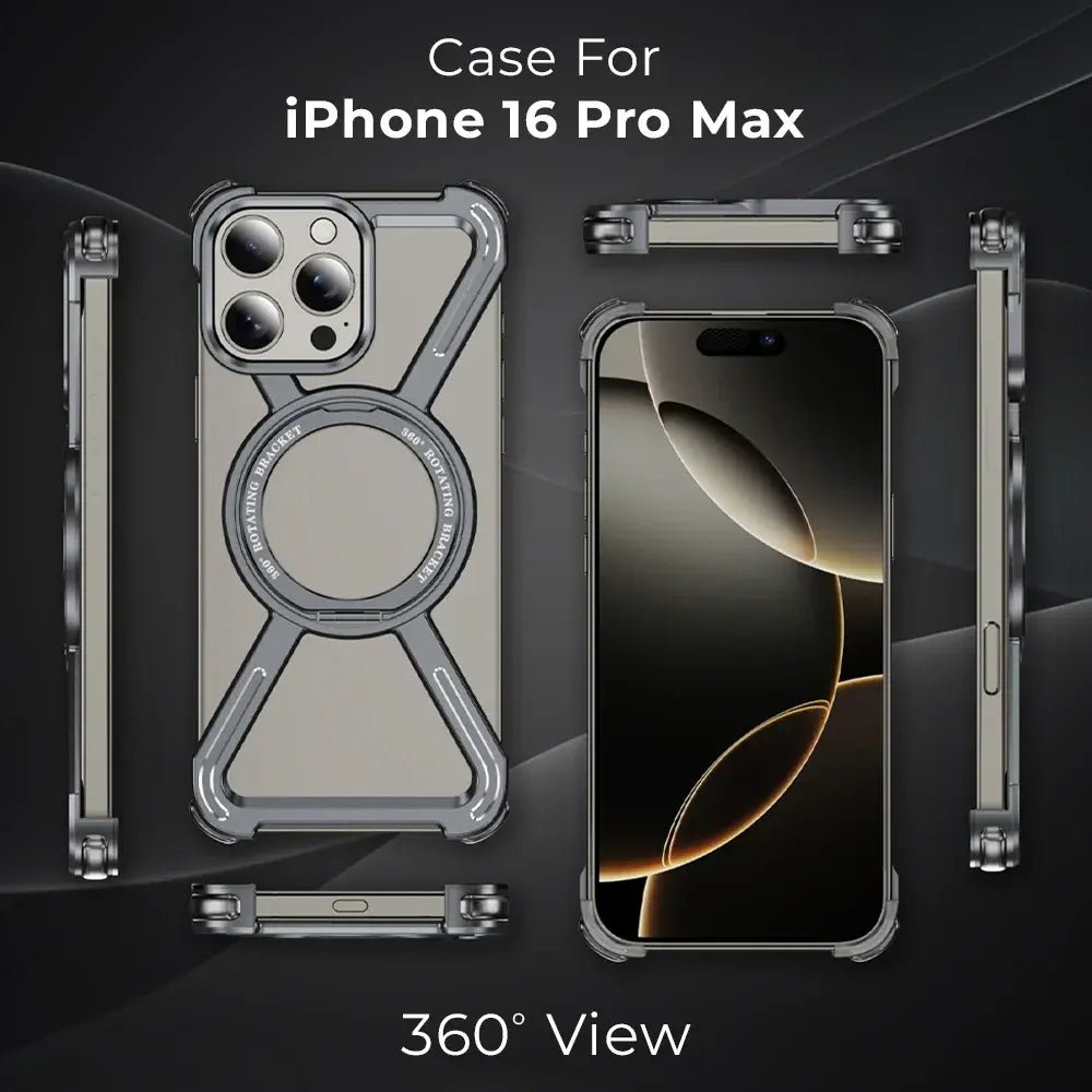iPhone 16 Pro Max Borderless Case (Natural Titanium) - GLASSOLOGY