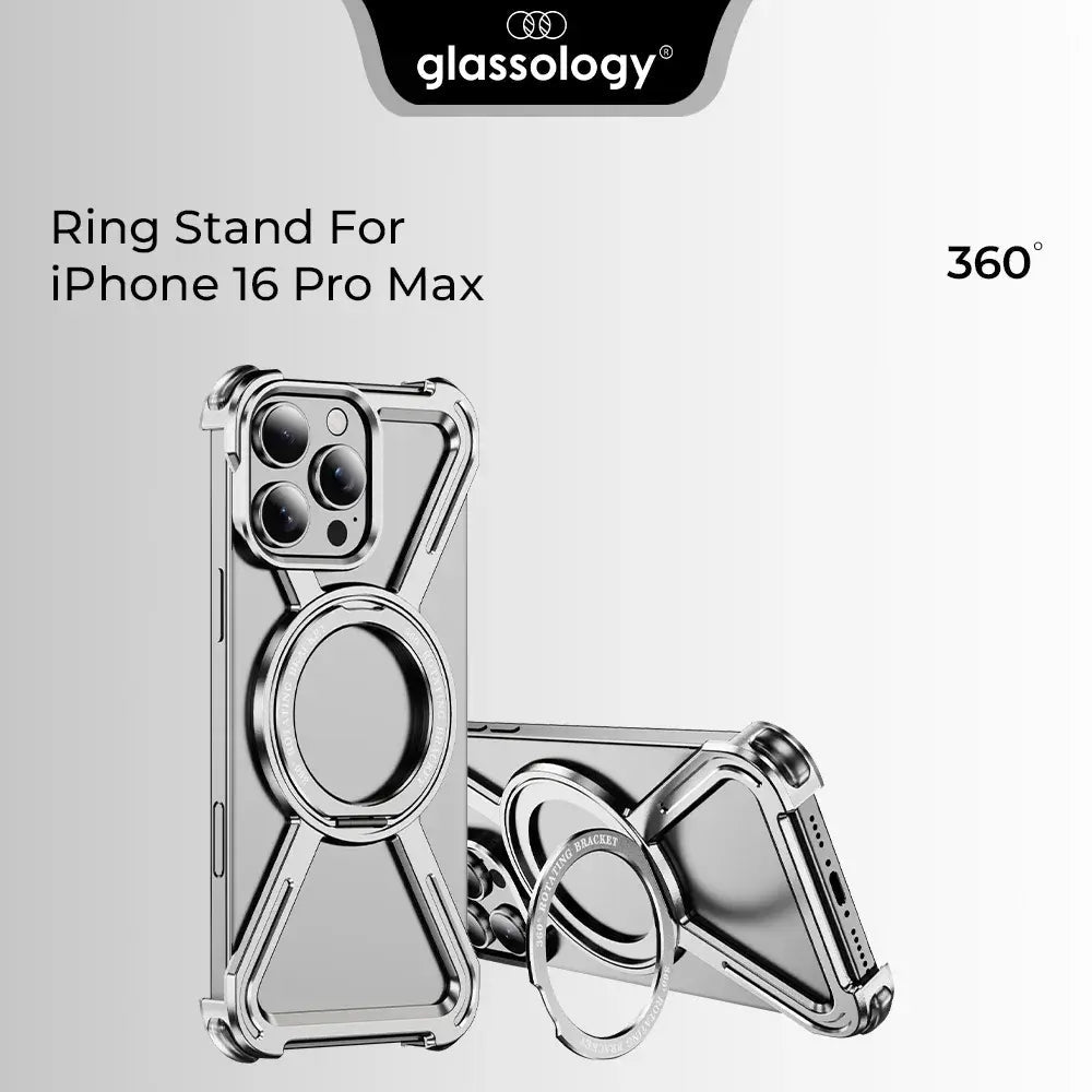 iPhone 16 Pro Max Borderless Case (White Titanium) - GLASSOLOGY