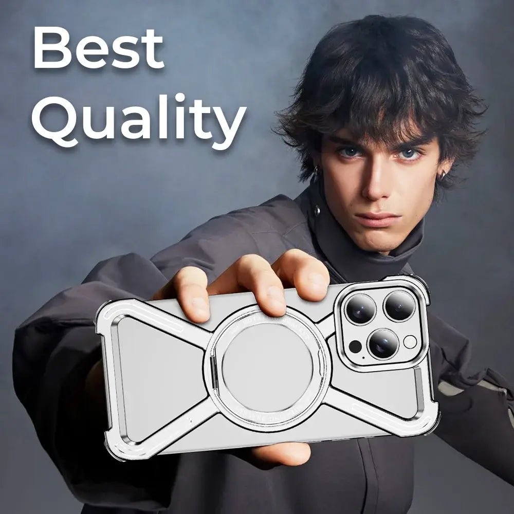 iPhone 16 Pro Max Borderless Case (White Titanium) - GLASSOLOGY
