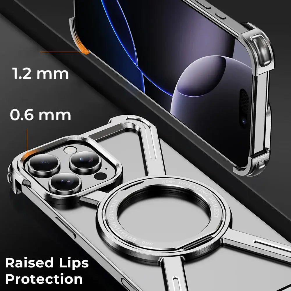 iPhone 16 Pro Max Borderless Case (White Titanium) - GLASSOLOGY
