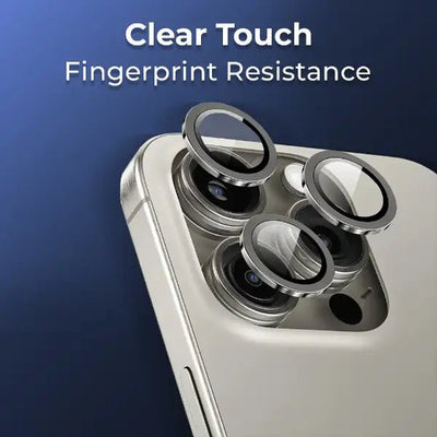 iPhone 16 Pro Max Camera Protection Lens Guard (Grey) - GLASSOLOGY