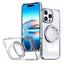iPhone 16 Pro Max MagSafe Case with 360° Ring Stand (Clear) - GLASSOLOGY