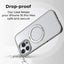 iPhone 16 Pro Max MagSafe Case with 360° Rotate Ring Stand (Grey) - GLASSOLOGY