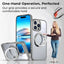 iPhone 16 Pro Max MagSafe Case with 360° Rotate Ring Stand (Grey) - GLASSOLOGY