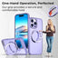iPhone 16 Pro Max MagSafe Case with 360° Rotate Ring Stand - Purple - GLASSOLOGY