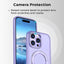 iPhone 16 Pro Max MagSafe Case with 360° Rotate Ring Stand - Purple - GLASSOLOGY