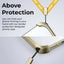iPhone 16 Pro Max Z-Frame Borderless Case with 360 rotate ring stand - Gold Titanium - GLASSOLOGY