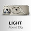 iPhone 16 Pro Max Z-Frame Borderless Case with 360 rotate ring stand - Gold Titanium - GLASSOLOGY