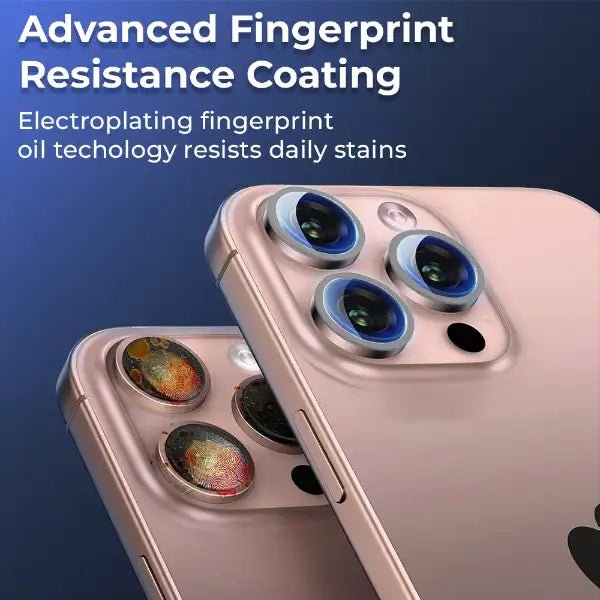 iPhone 16 Pro Scratch Protection Camera Lens Guard (Grey) - GLASSOLOGY