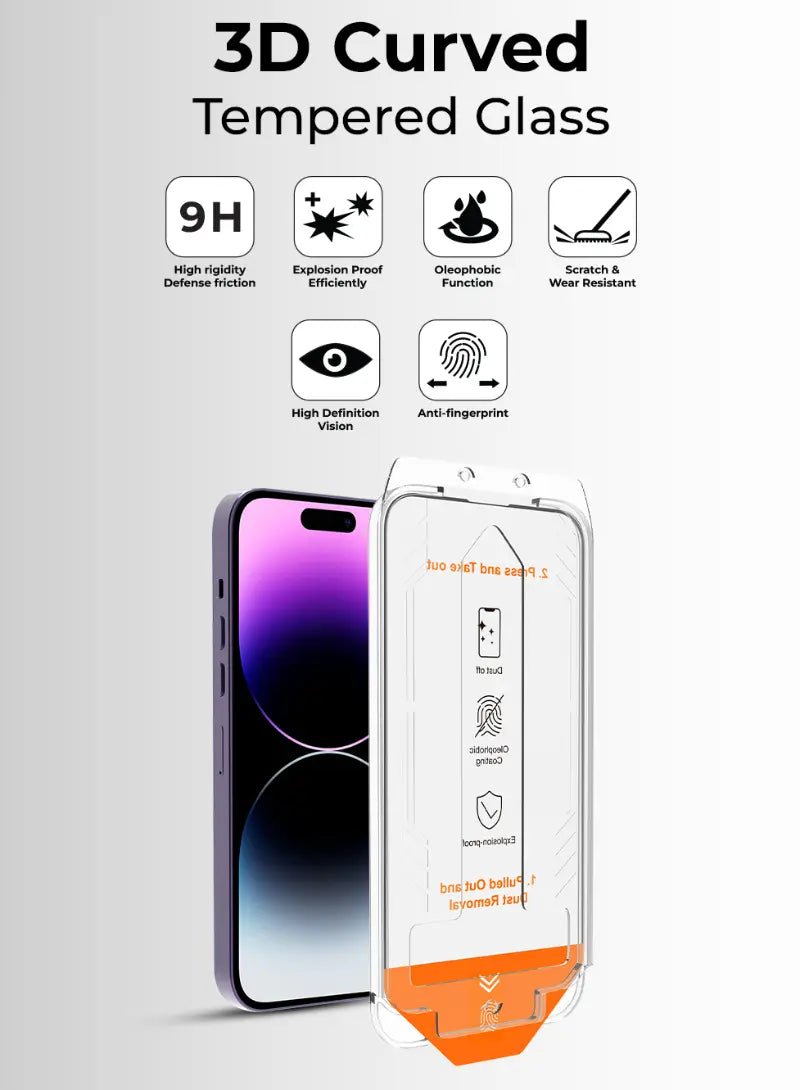 iPhone 16 Pro Screen Protector Installer Frame – Perfect Alignment Tool - GLASSOLOGY