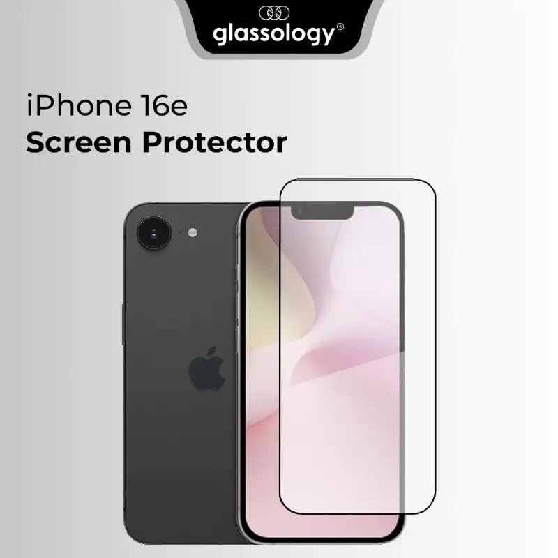 iPhone 16e 9H Tempered Glass Screen Protector - GLASSOLOGY