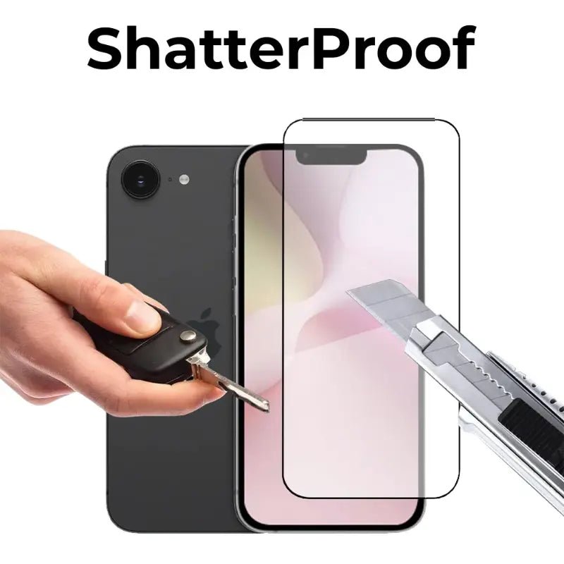 iPhone 16e 9H Tempered Glass Screen Protector - GLASSOLOGY
