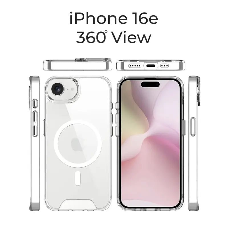 iPhone 16e Crystal Clear Magnetic Case - GLASSOLOGY